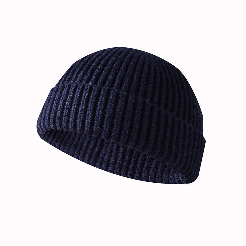 Hat Men And Women'S Fashion Warm Knit Wool Hat Hip Hop Cold Hat Doba